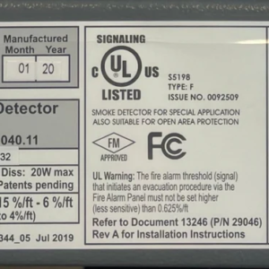 Xtralis VESDA VLS-214 Aspirating Smoke Detector