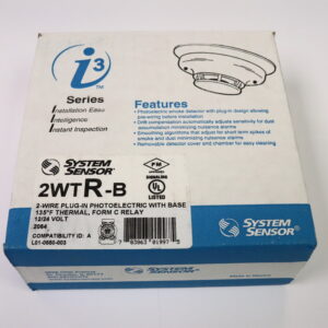 System Sensor 2WTR-B Smoke Detector