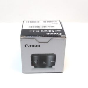 Canon EF 50mm f/1.8 II Standard Lens (52mm)