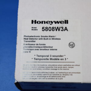 Honeywell 5808W3A Photoelectronic Smoke and Heat Detector