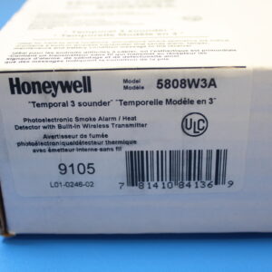 Honeywell 5808W3A Photoelectronic Smoke and Heat Detector