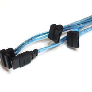 Supermicro CBL-0186L SATA Set of Round Straight-Right Angle 56/45.5/35/23cm Cable