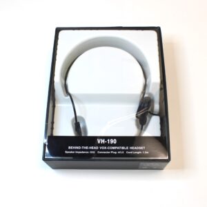 Motorola AAM26X501 VH-190 Behind the Head VOX Lightweight Headset W/Compatible Microphone